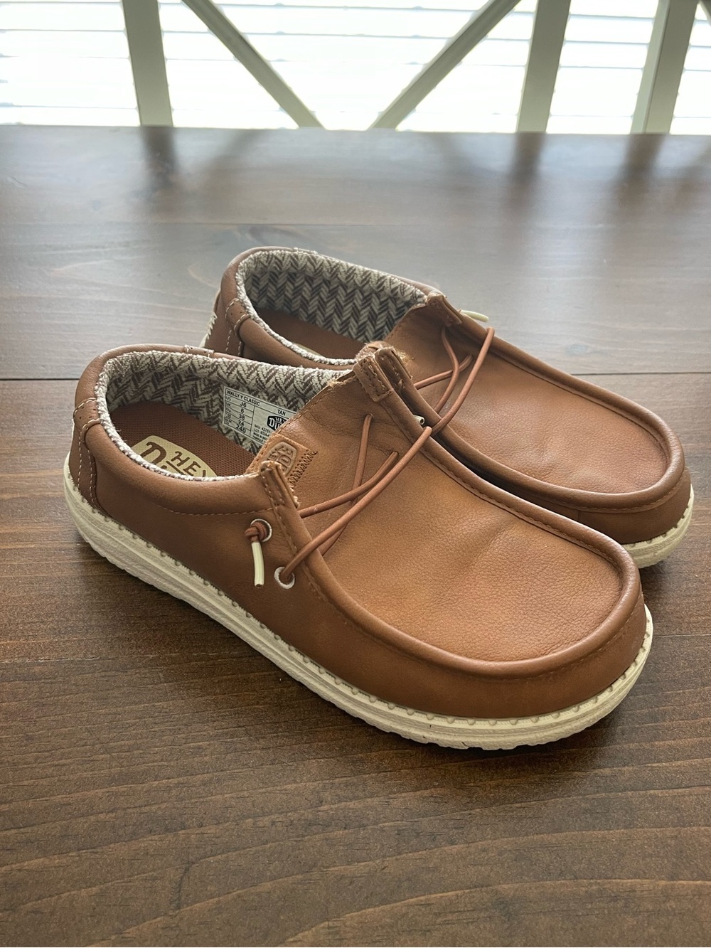 Hey Dude Brown Kids Slip-On Shoes